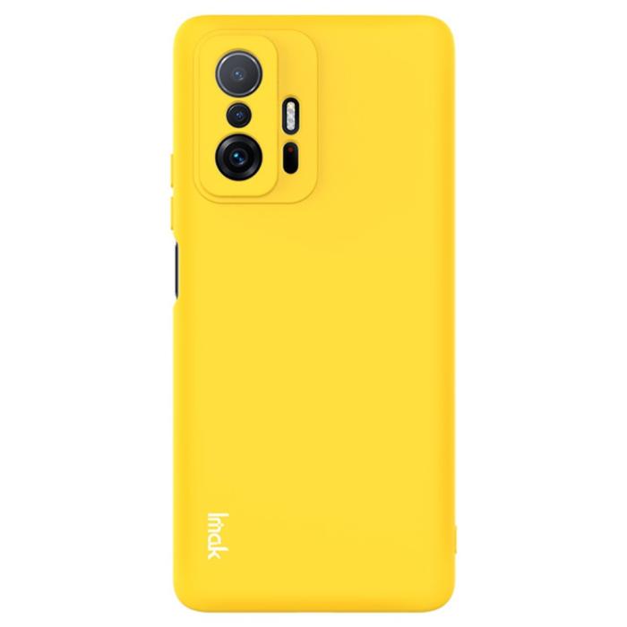 Bild 1, IMAK Xiaomi 11T / 11T Pro Skal Skin Touch Gul
