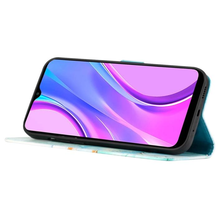 Bild 2, Xiaomi 12T / 12T Pro Fodral Marmor Blå/Grön