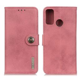 Motorola Moto G10/G20/G30 - KHAZNEH Läder Fodral - Rosa