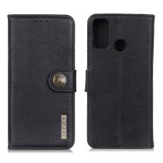Motorola Moto G10/G20/G30 - KHAZNEH Läder Fodral - Svart
