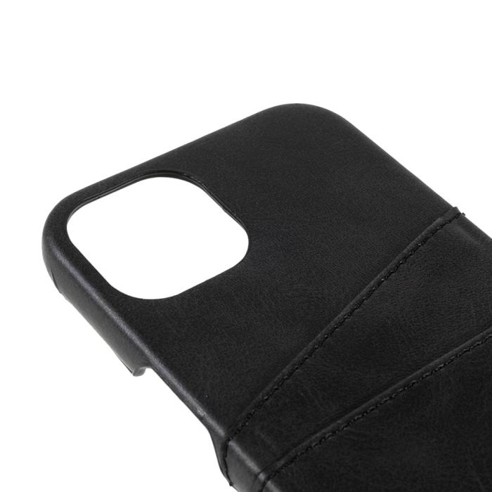 Bild 6, iPhone 13 - Mobilskal Läder Med Kortfack - Svart