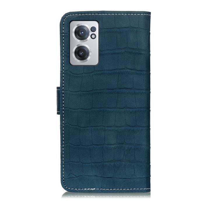 Bild 5, OnePlus Nord CE 2 5G Fodral Krokodil Textur Grön
