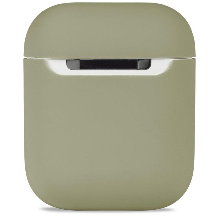 Bild 2, holdit Apple AirPods Skal Silikon Khaki Green