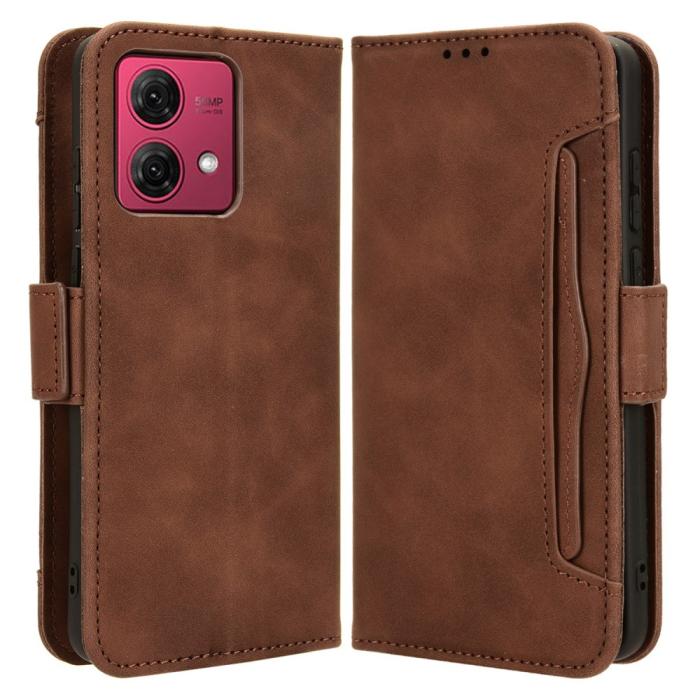 Bild 1, Motorola Moto G84 5G Fodral Med Avtagbart Kortfodral Brun