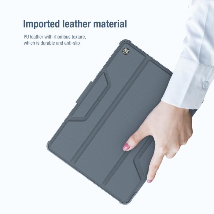 Bild 4, NILLKIN iPad 10.2 2019/2020/2021 Fodral Shockproof Bumper Grå