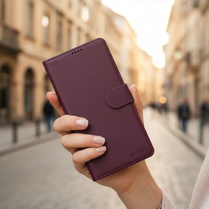 Bild 4, Tech-Protect Samsung Galaxy A27 5G Fodral Läder Mulberry
