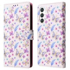 Samsung Galaxy S25 Fodral RFID Fj&auml;rilar / Blommor