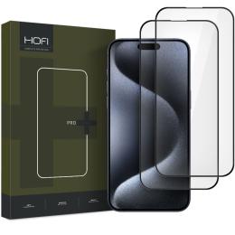 HOFI iPhone 16 Pro Max 2-PACK Skärmskydd Pro+ Heltäckande Svart