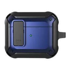 AirPods 3 Skal Shockproof Hybrid Armor Svart/Bl&aring;