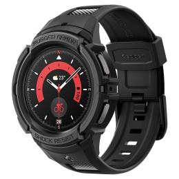 Spigen Galaxy Watch 5 Pro 45mm Skal/Armband Rugged Armor Svart