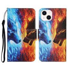 iPhone 14 Fodral Med Tryck Eld Varg