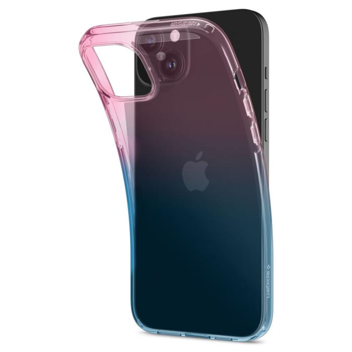 Bild 5, Spigen iPhone 15 Skal Liquid Crystal Gradation Pink