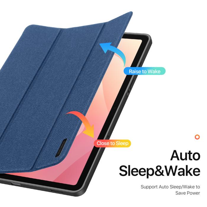 Bild 6, DUX DUCIS Galaxy Tab S11 Fodral DOMO Tri-Fold Blå