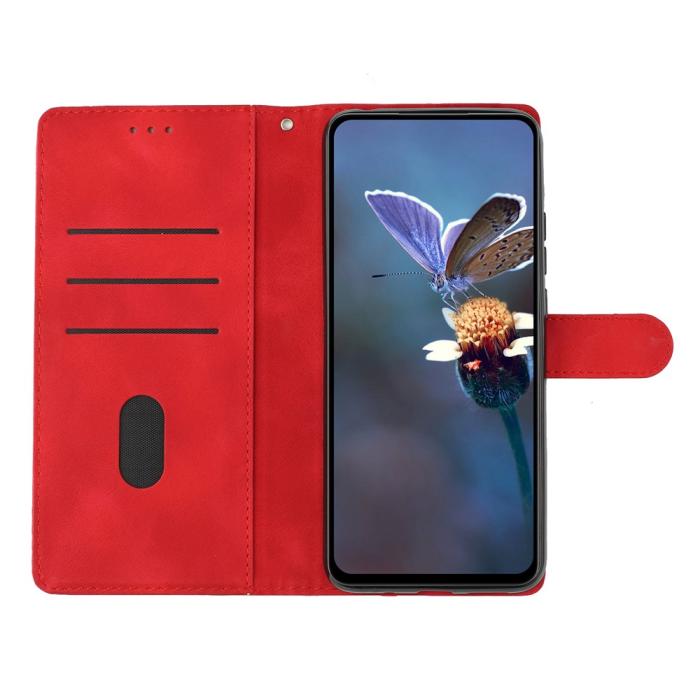 Bild 2, Samsung Galaxy S26 Ultra Fodral Med Blommigt Tryck Läder Röd