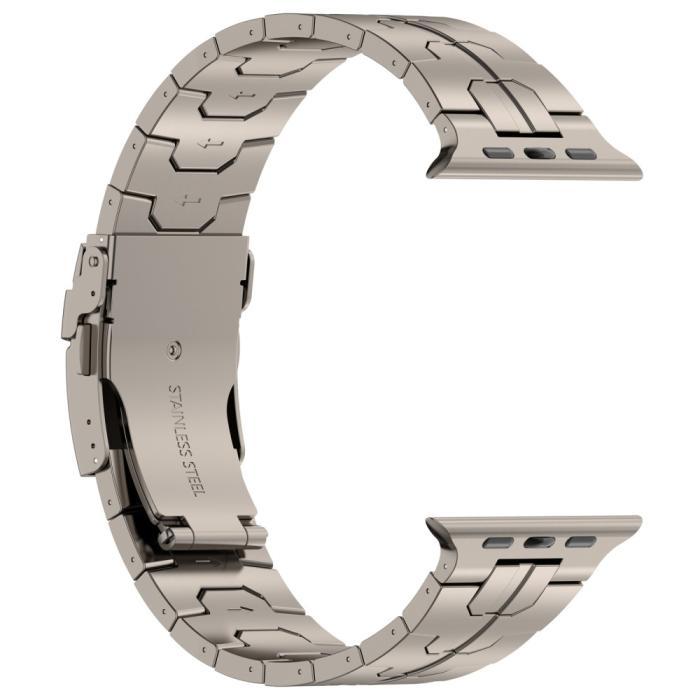 Bild 3, Apple Watch 42/44/45/49 mm Armband Steel Titanium
