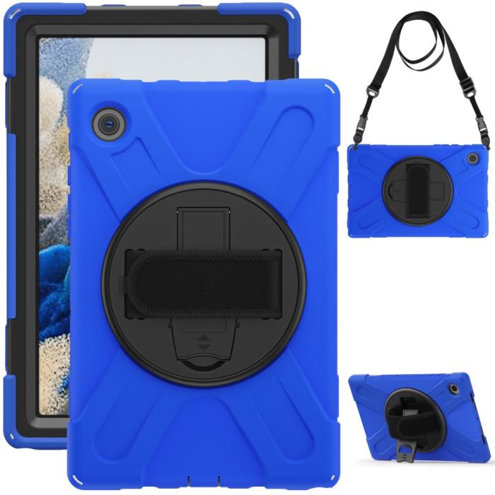 Bild 4, Galaxy Tab A8 10.5 Roterande X-Shape Hybrid Skal