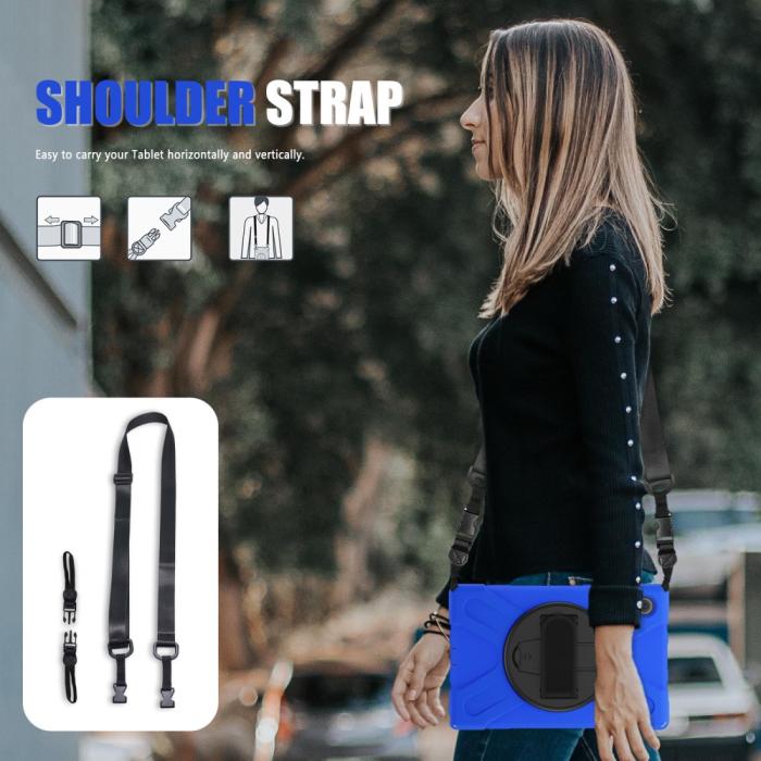 Bild 6, Galaxy Tab A8 10.5 Roterande X-Shape Hybrid Skal