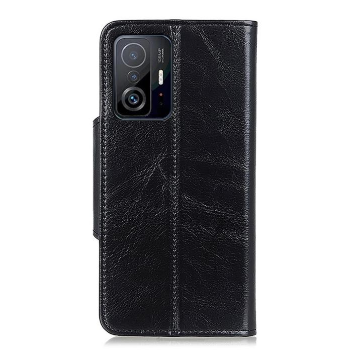 Bild 3, KHAZNEH Xiaomi 11T / 11T Pro Fodral Läder Svart
