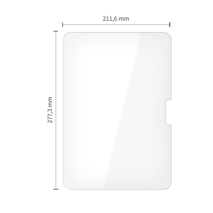 Bild 5, Tech-Protect iPad Pro/Air 13 2026-2024 2-PACK Skärmskydd GlassFit+