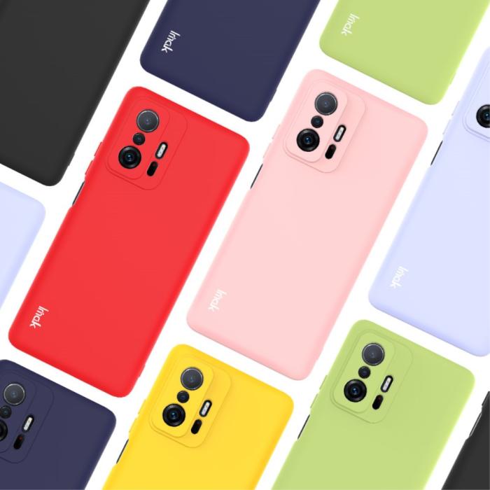 Bild 5, IMAK Xiaomi 11T / 11T Pro Skal Skin Touch Gul