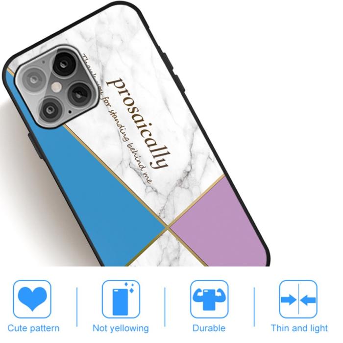 Bild 5, iPhone 12 / 12 Pro - Marmor TPU Skal