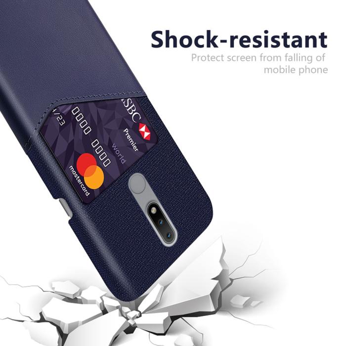 Bild 3, Nokia 2.4 - KSQ Skal Med Kortfack - Blå