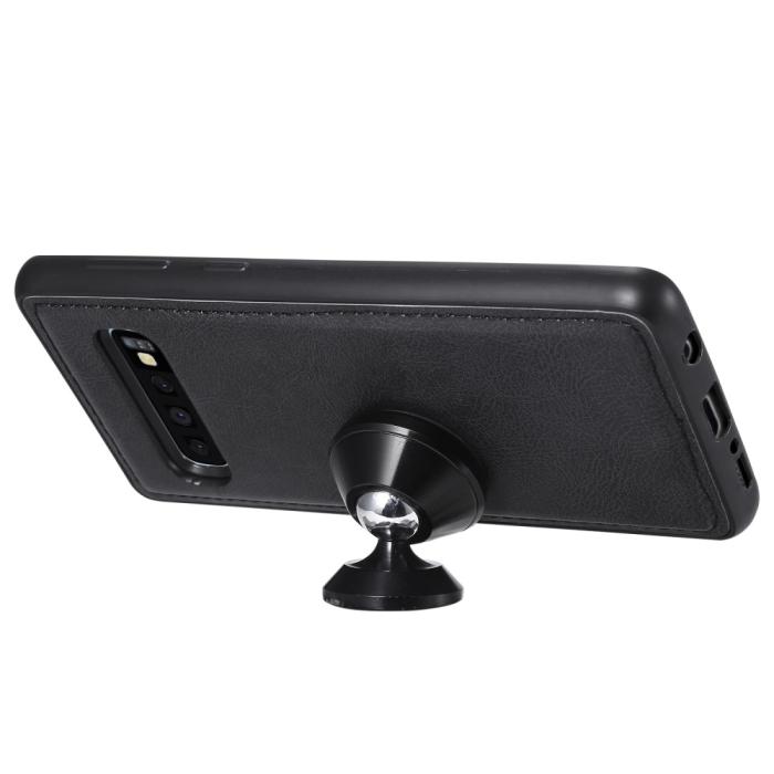Bild 5, Samsung Galaxy S10 - Plånboksfodral/Magnet Skal - Svart