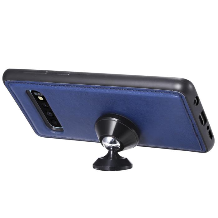 Bild 5, Samsung Galaxy S10 - Plånboksfodral/Magnet Skal - Blå