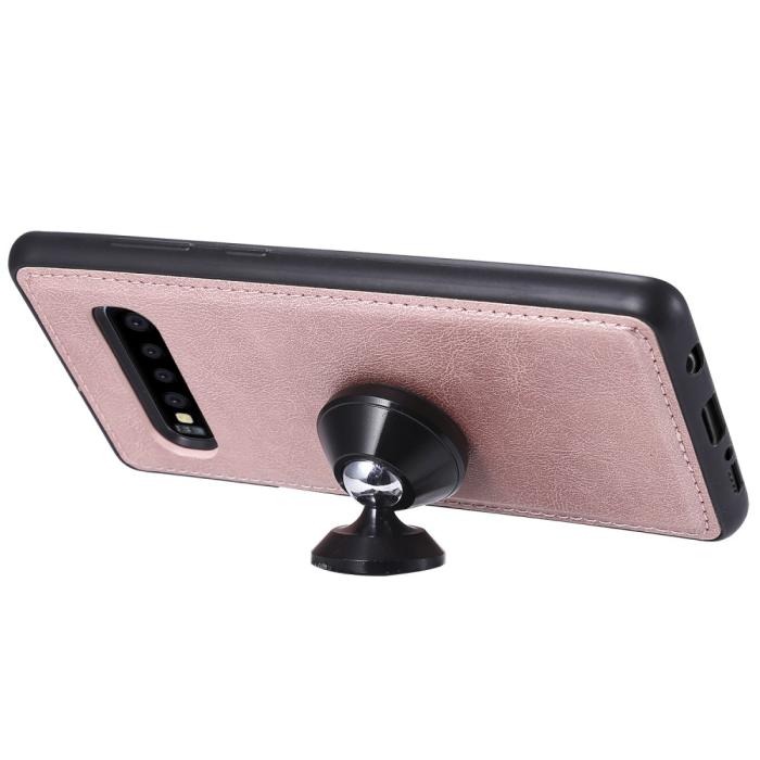 Bild 5, Samsung Galaxy S10 Plus - Plånboksfodral/Magnet Skal - Roséguld