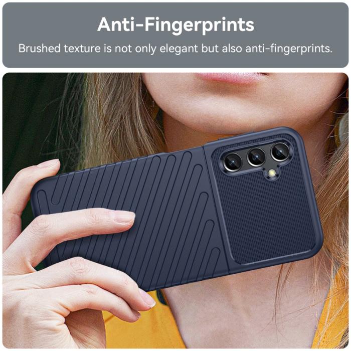 Bild 5, Samsung Galaxy A14 4G/5G Skal Twill Textur Blå