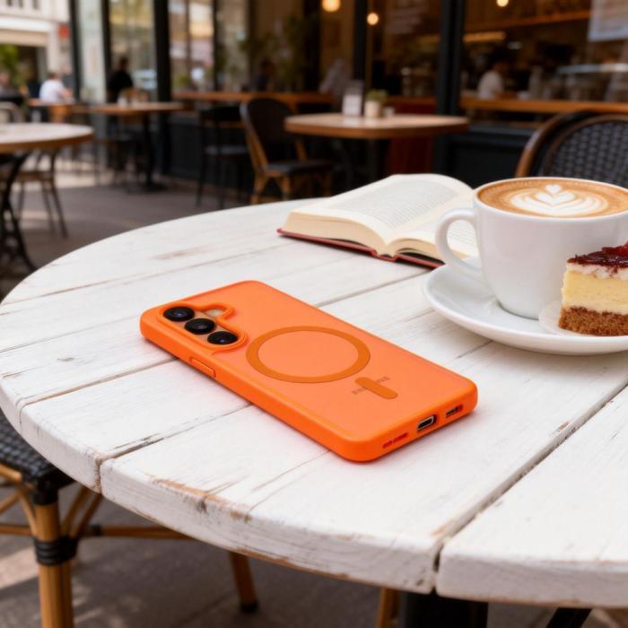 Bild 6, Tech-Protect Galaxy S26 Skal MagSafe MagMat Orange