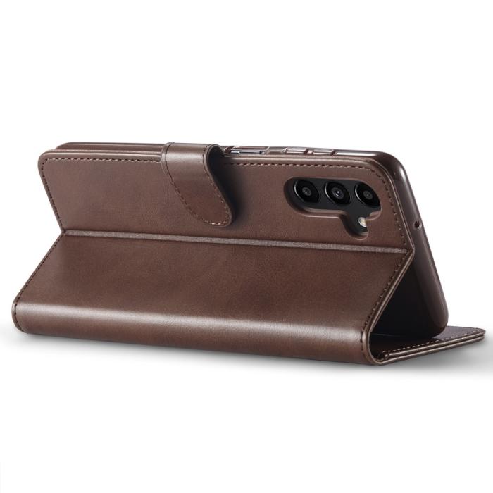 Bild 4, LC.IMEEKE Galaxy A54 5G Fodral Läder Brun