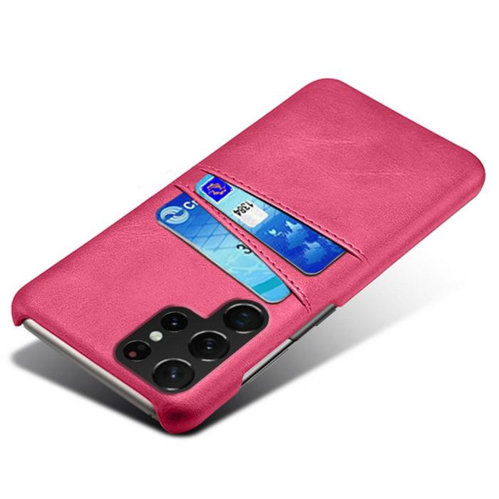 Bild 3, Samsung Galaxy S22 Ultra Skal Kortfack Rosa
