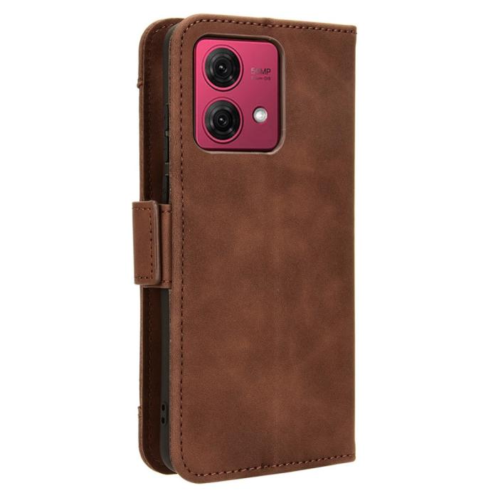 Bild 6, Motorola Moto G84 5G Fodral Med Avtagbart Kortfodral Brun