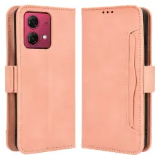 Motorola Moto G84 5G Fodral Med Avtagbart Kortfodral Rosa
