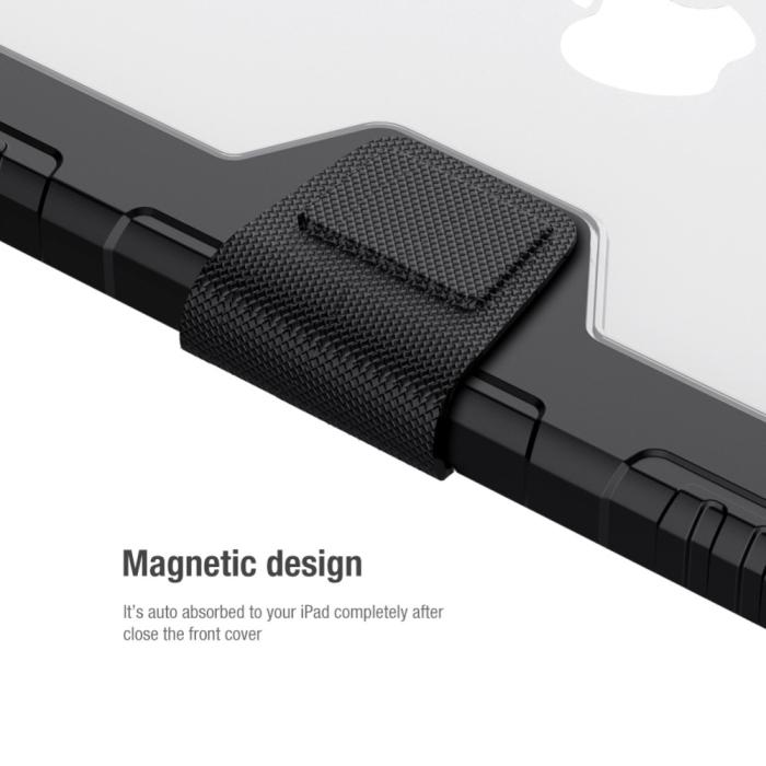 Bild 6, NILLKIN iPad 10.2 2019/2020/2021 Fodral Shockproof Bumper Grå