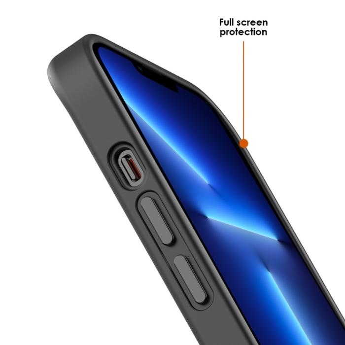 Bild 2, iPhone 13 Pro Skal MagSafe Hybrid Matt Svart