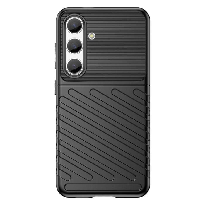 Bild 2, Samsung Galaxy S24 Skal Twill Textur Svart