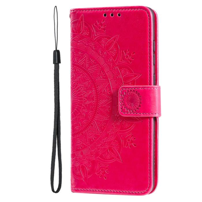 Bild 2, Motorola Moto G71 Fodral Mandala Läder Rosa