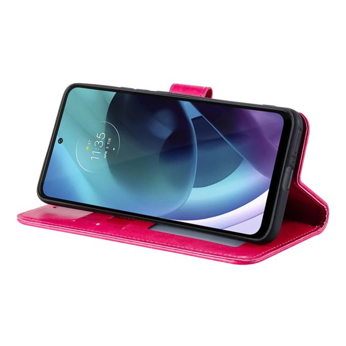 Bild 5, Motorola Moto G71 Fodral Mandala Läder Rosa