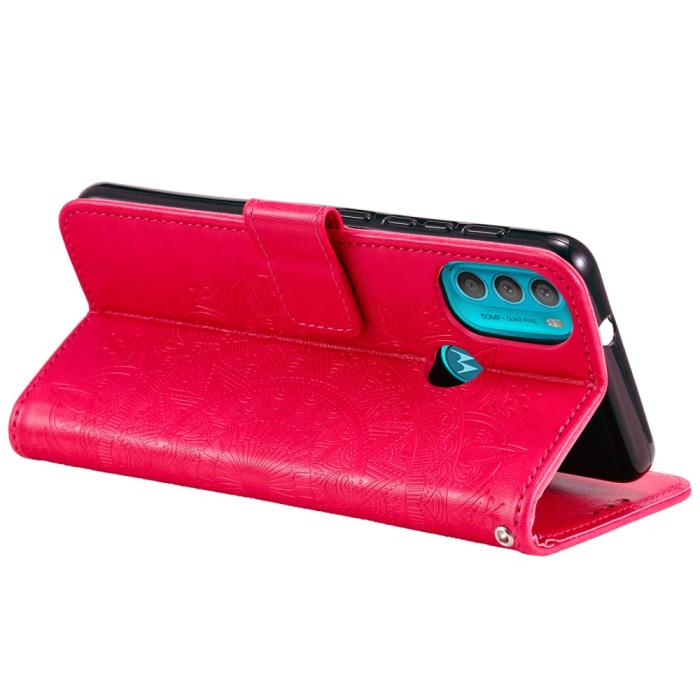 Bild 6, Motorola Moto G71 Fodral Mandala Läder Rosa
