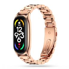 Tech-Protect Lyxigt Metallarmband Xiaomi Mi Smart Band 7 Roséguld