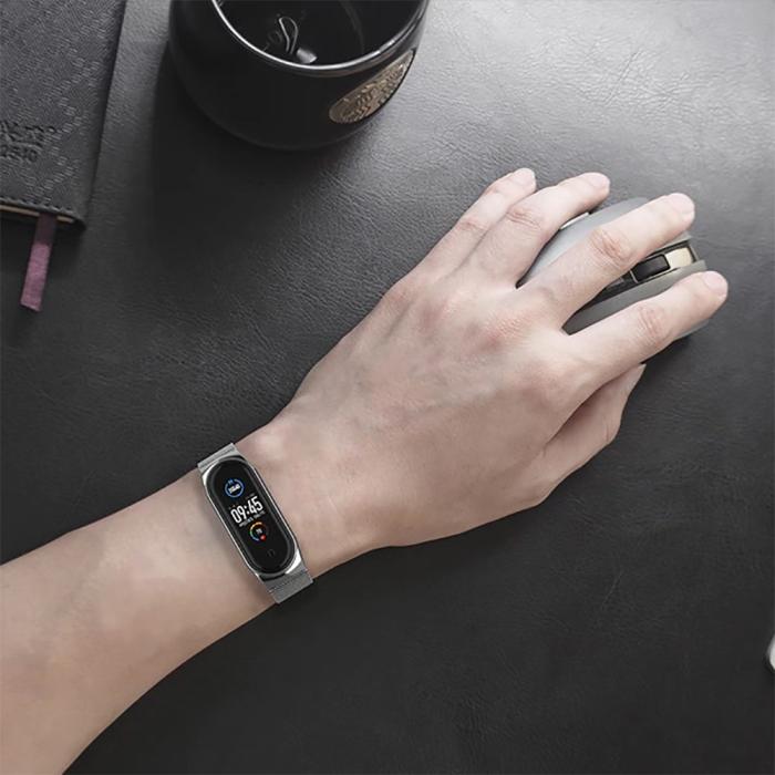 Bild 2, Tech-Protect Lyxigt Metallarmband Xiaomi Mi Smart Band 7 Roséguld