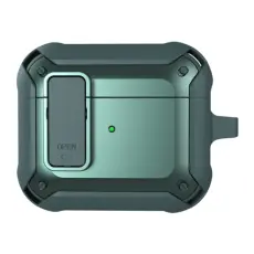 AirPods 3 Skal Shockproof Hybrid Armor Gr&ouml;n