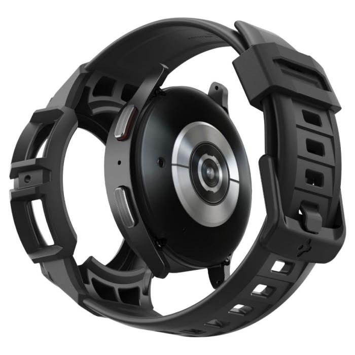 Bild 2, Spigen Galaxy Watch 5 Pro 45mm Skal/Armband Rugged Armor Svart