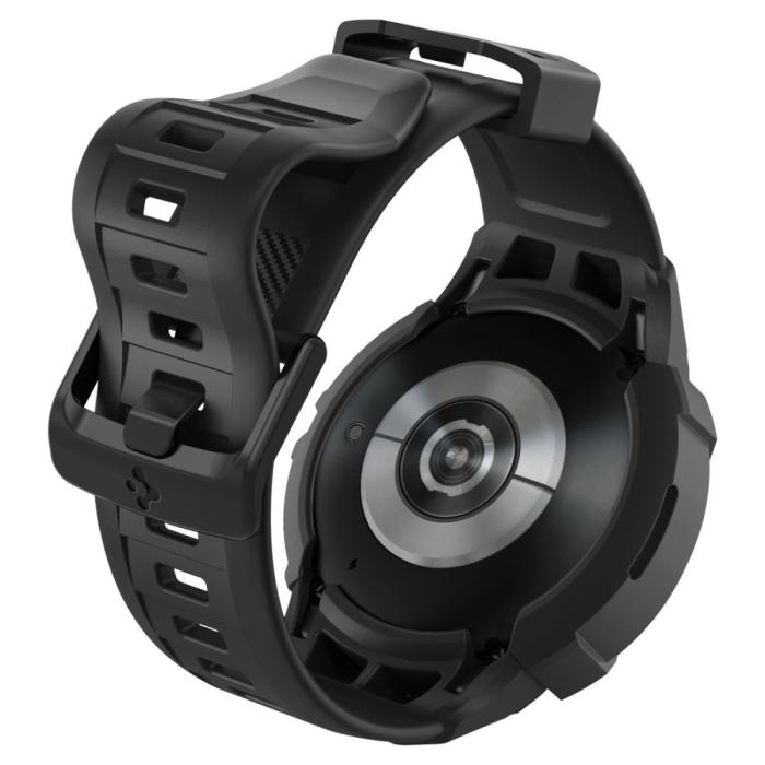 Bild 3, Spigen Galaxy Watch 5 Pro 45mm Skal/Armband Rugged Armor Svart