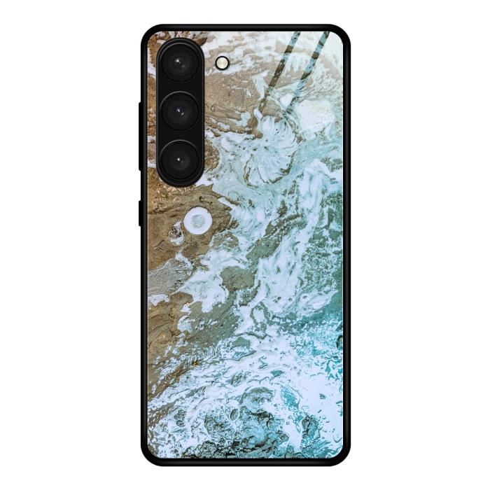 Bild 1, Samsung Galaxy S24 Plus Skal Härdat Glas Beach