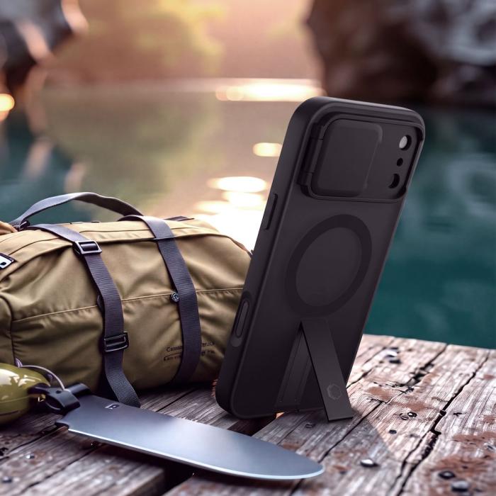 Bild 6, T-P iPhone 18 Pro Max/17 Pro Max Skal MagSafe Kevlar Aura