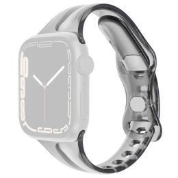 Apple Watch 42/44/45/49mm CrystalFlex TPU Armband Svart