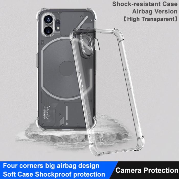 Bild 2, IMAK Nothing Phone 2 Skal Shockproof TPU Transparent